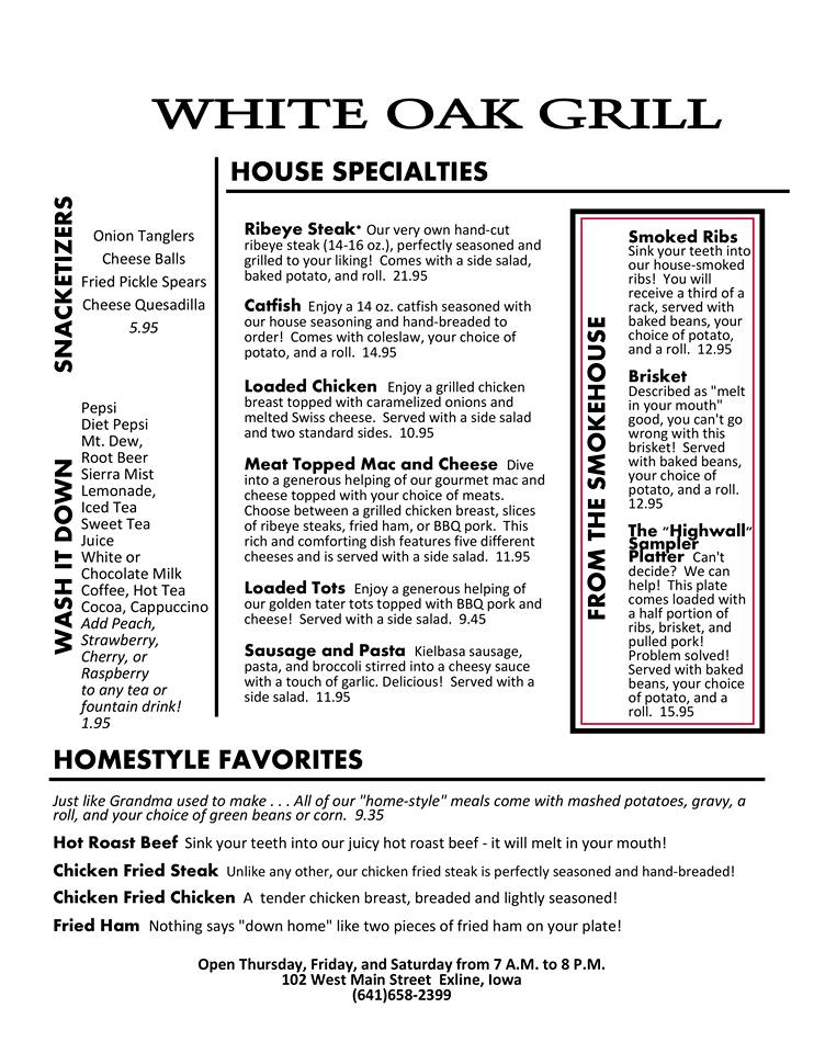 White Oak Grill, LLC